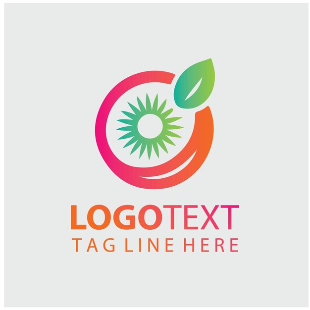 Ilustración vectorial del logotipo de KiwiFruit