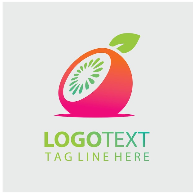 Ilustración vectorial del logotipo de KiwiFruit