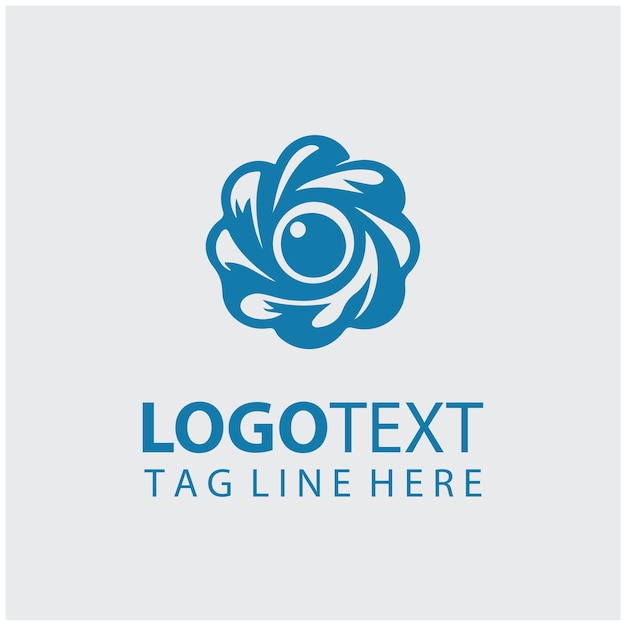 Ilustración vectorial del logotipo de la lavandería