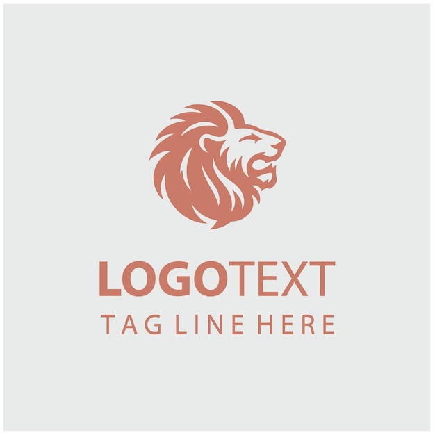 Ilustración vectorial del logotipo del León Rugiente