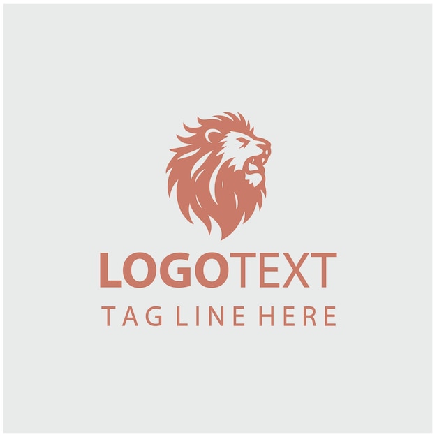 Ilustración vectorial del logotipo del León Rugiente