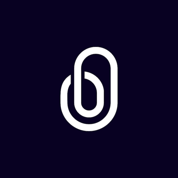 Ilustración vectorial del logotipo de la letra D