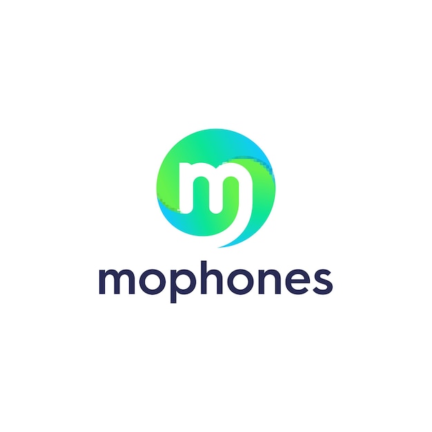 Ilustración vectorial del logotipo de la letra M