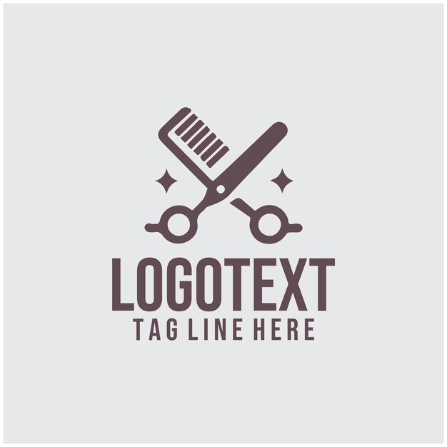 Ilustración vectorial del logotipo de Linear Man Saloon