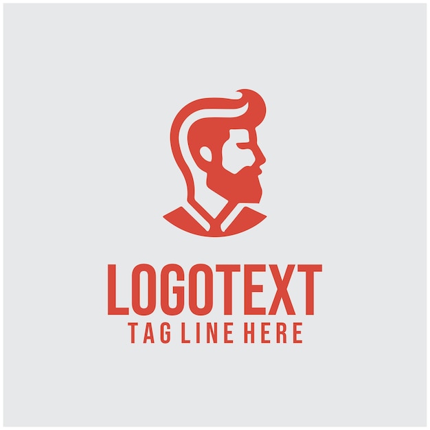 Ilustración vectorial del logotipo de Linear Man Saloon