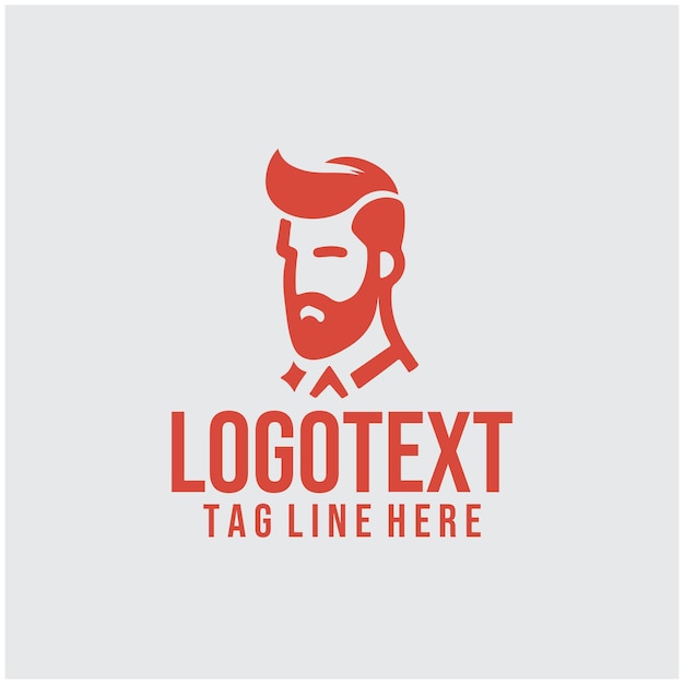 Ilustración vectorial del logotipo de Linear Man Saloon