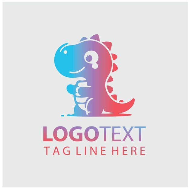 Ilustración vectorial del logotipo de Littledino