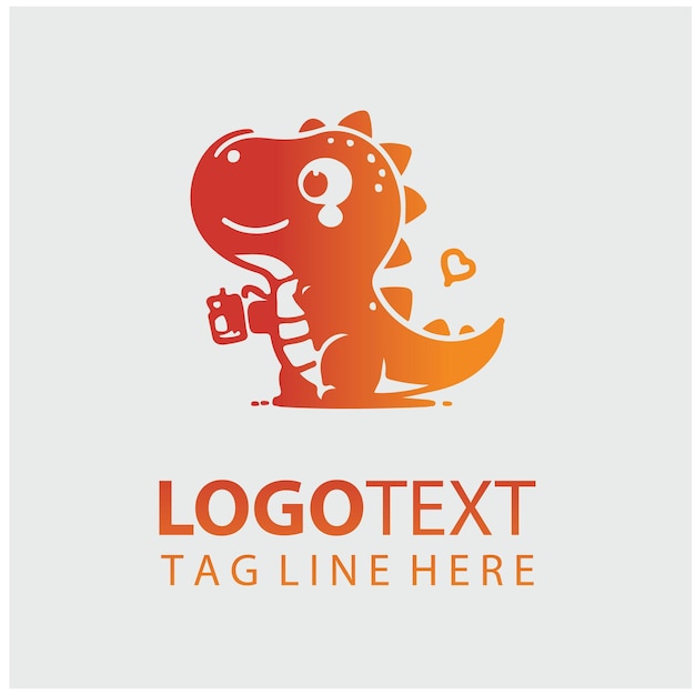 Ilustración vectorial del logotipo de Littledino