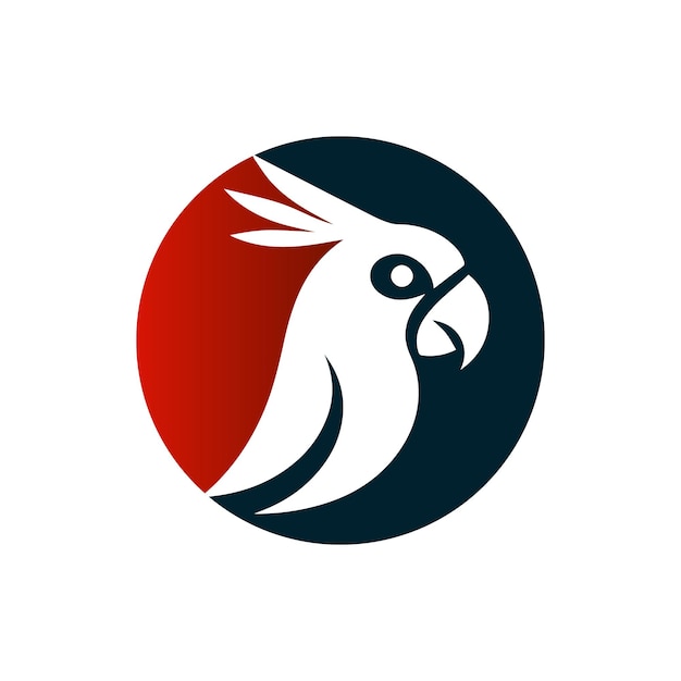 Ilustración vectorial del logotipo del loro