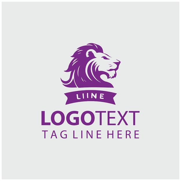 Ilustración vectorial del logotipo de Luxury Lion