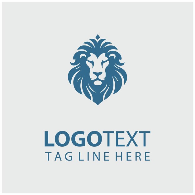 Ilustración vectorial del logotipo de Luxury Lion