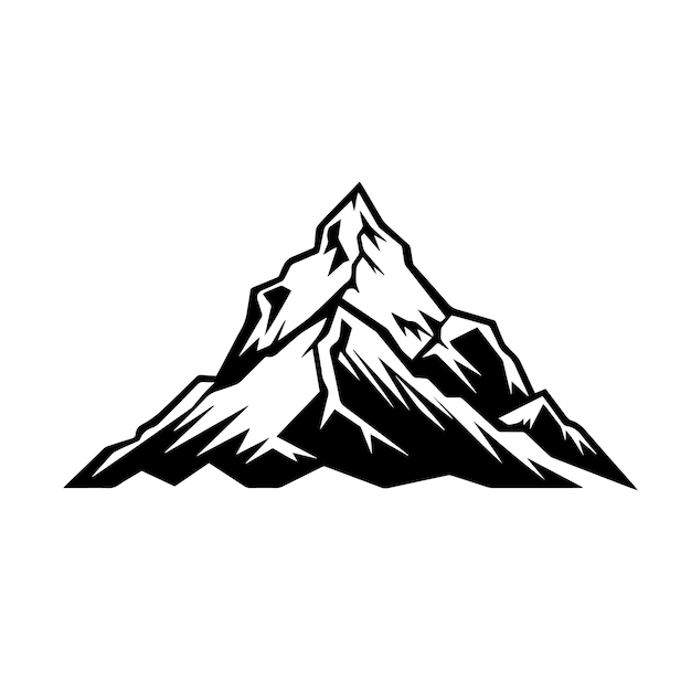 Ilustración vectorial del logotipo de Majestic Mountain Ícono y signo vectorial de Majestics Mountain