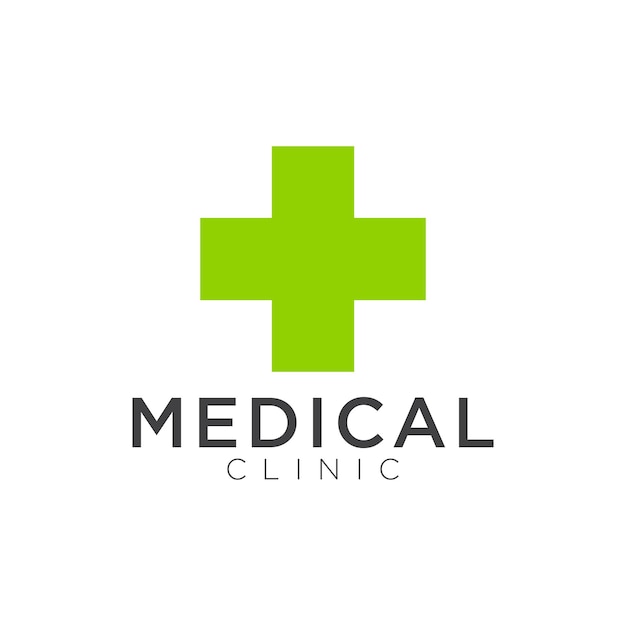 Ilustración vectorial del logotipo médico