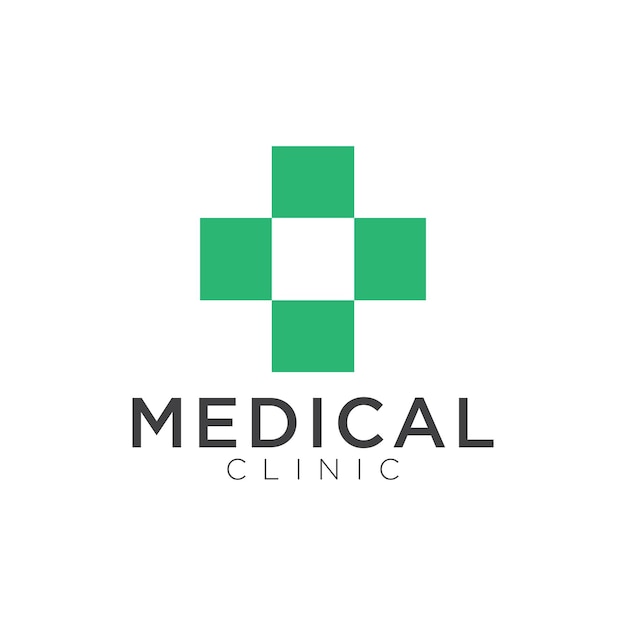 Ilustración vectorial del logotipo médico