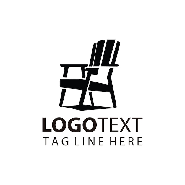 Ilustración vectorial del logotipo de los muebles