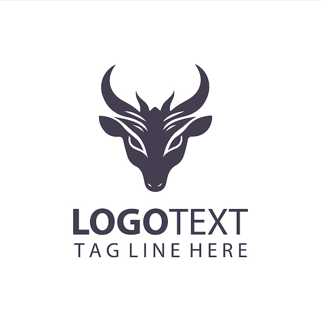 Ilustración vectorial del logotipo del ojo animal