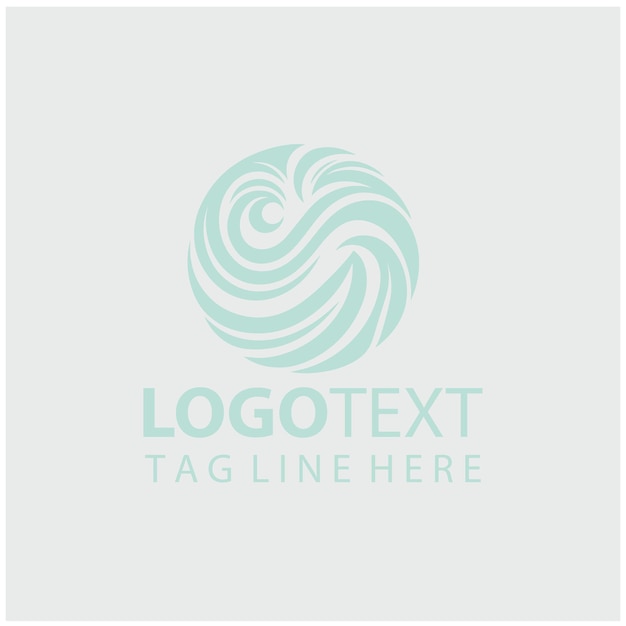 Ilustración vectorial del logotipo de las ondas