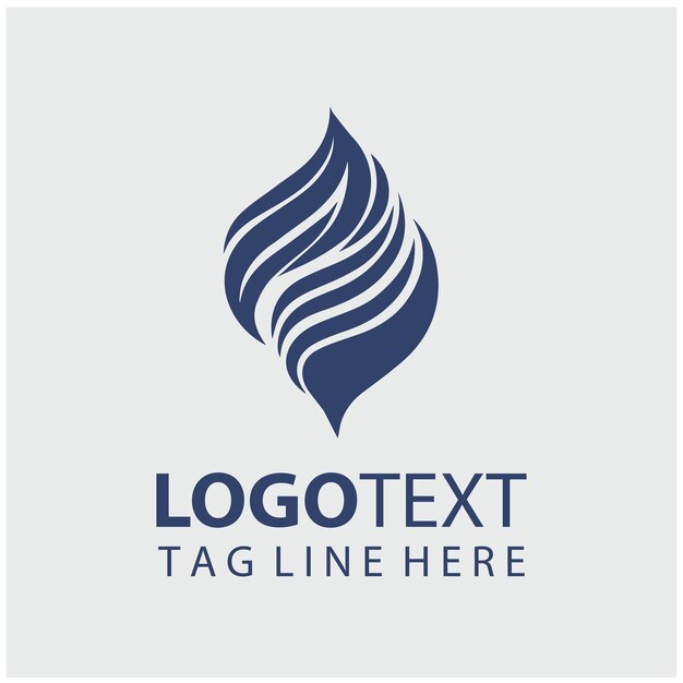 Ilustración vectorial del logotipo de las ondas