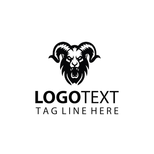 Ilustración vectorial del logotipo del oso negro de color