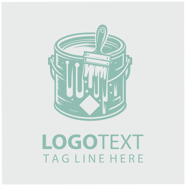 Ilustración vectorial del logotipo de Paint Bucket