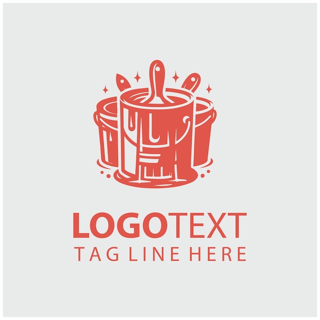 Ilustración vectorial del logotipo de Paint Bucket