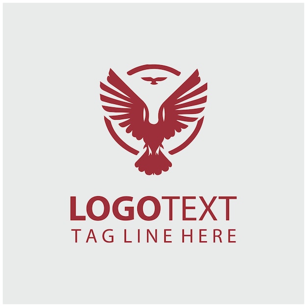 Ilustración vectorial del logotipo de la paloma
