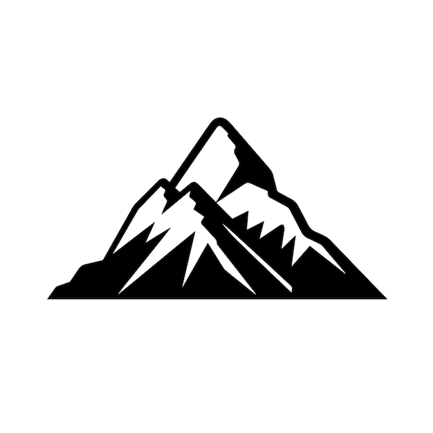 Ilustración vectorial del logotipo Peak Icon y signo del vector Peak