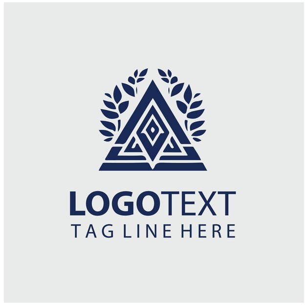 Ilustración vectorial del logotipo de la pirámide