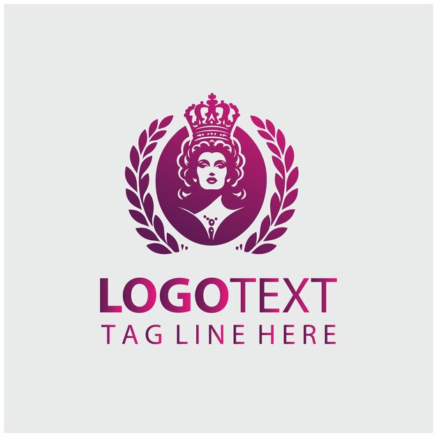 Ilustración vectorial del logotipo de Queen