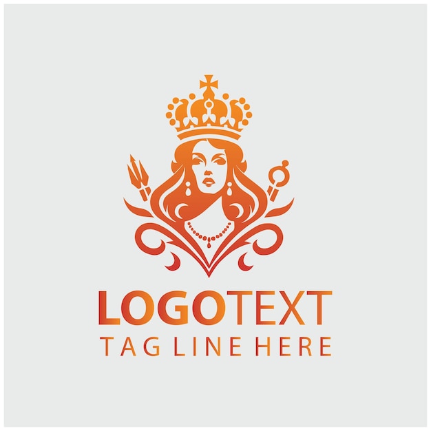 Ilustración vectorial del logotipo de Queen