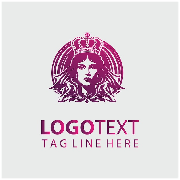 Ilustración vectorial del logotipo de Queen