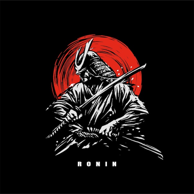 Ilustración vectorial del logotipo de Ronin