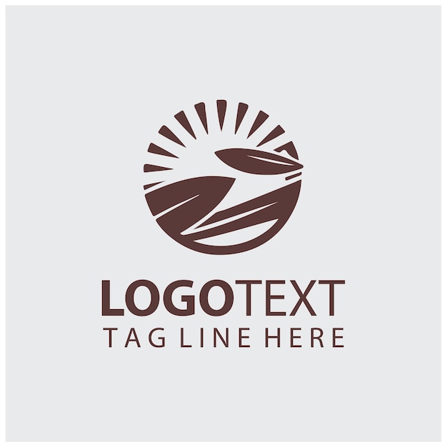 Ilustración vectorial del logotipo de surf