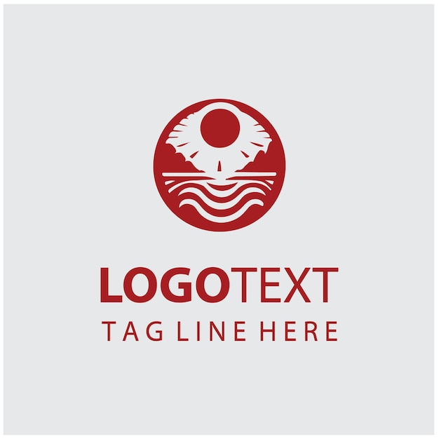 Ilustración vectorial del logotipo de surf