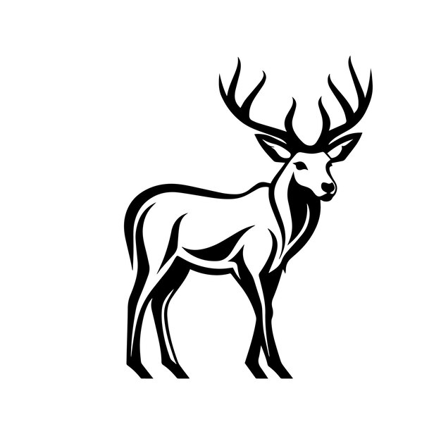 Ilustración vectorial del logotipo de Swift Stag Icon y signo del vector Swift Stag