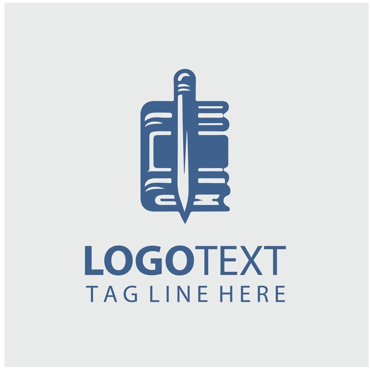 Vector ilustración vectorial del logotipo de sword book