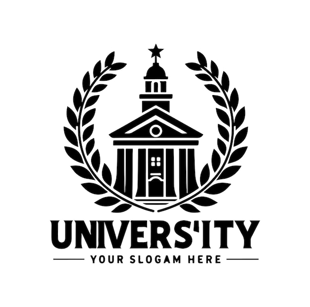 Ilustración vectorial del logotipo de la universidad