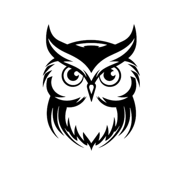 Ilustración vectorial del logotipo de Wise Owl Icono y signo vectorial de Wize Owl