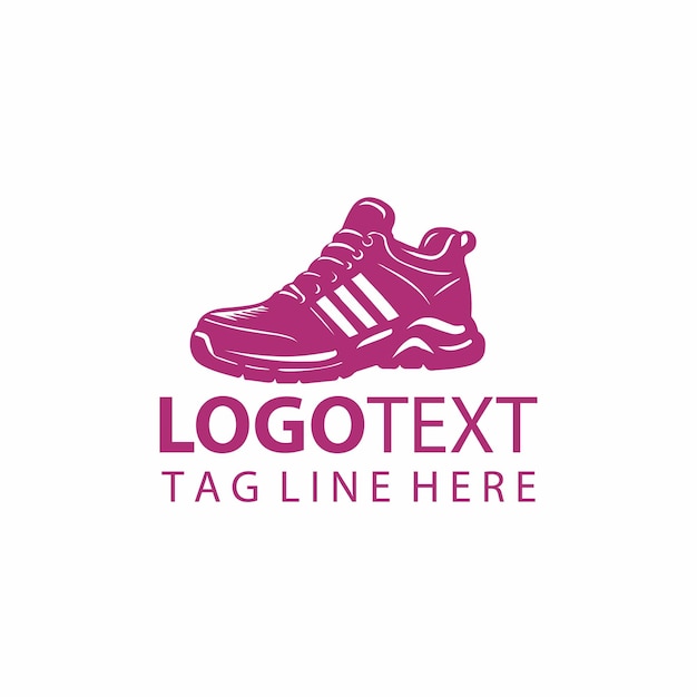 Ilustración vectorial del logotipo de las zapatillas