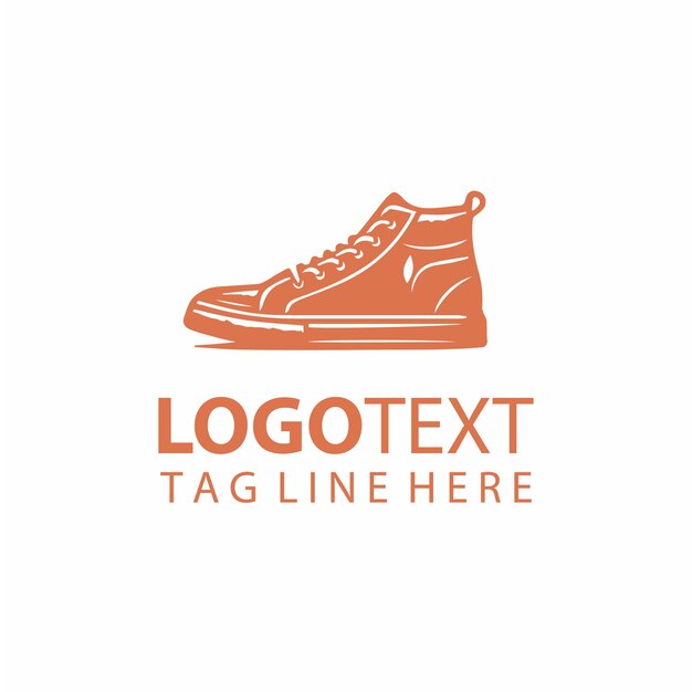 Ilustración vectorial del logotipo de las zapatillas