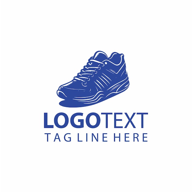 Ilustración vectorial del logotipo de las zapatillas
