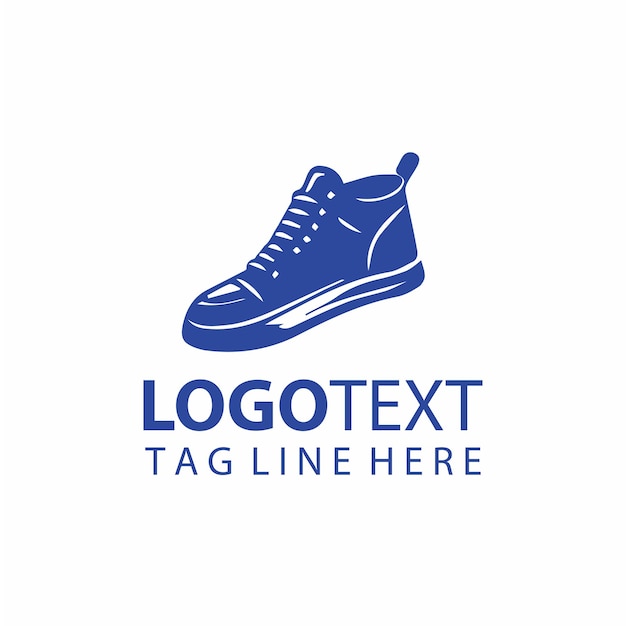 Ilustración vectorial del logotipo de las zapatillas