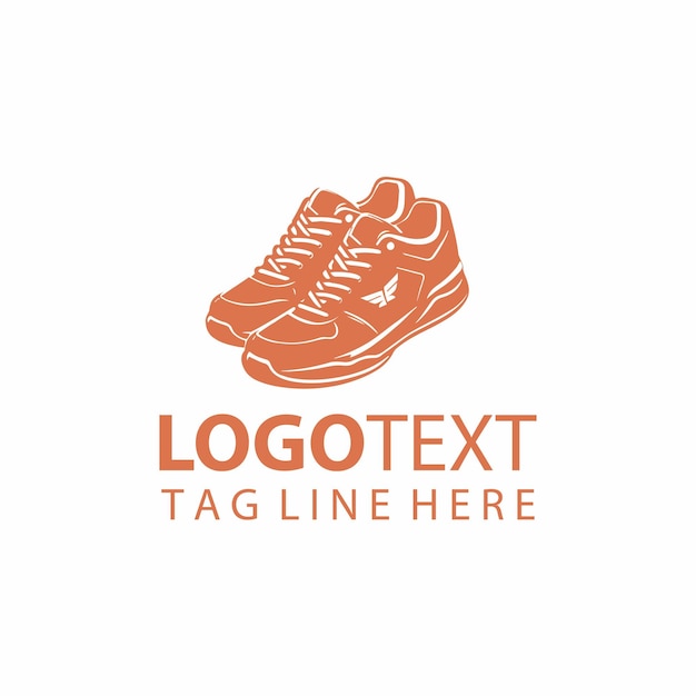 Ilustración vectorial del logotipo de las zapatillas