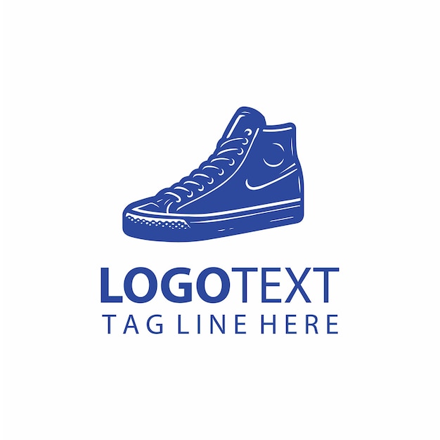 Ilustración vectorial del logotipo de las zapatillas