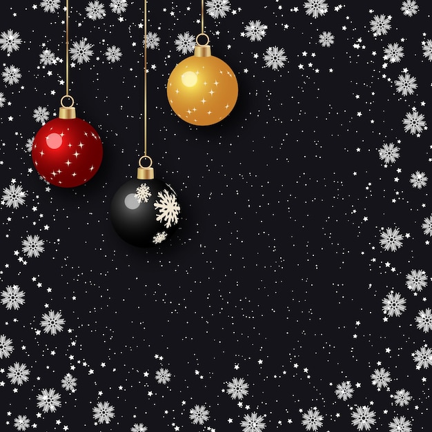 Ilustración vectorial de lujo de Navidad y Año Nuevo