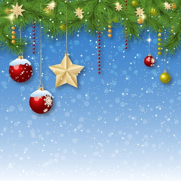 Ilustración vectorial de lujo de Navidad y Año Nuevo