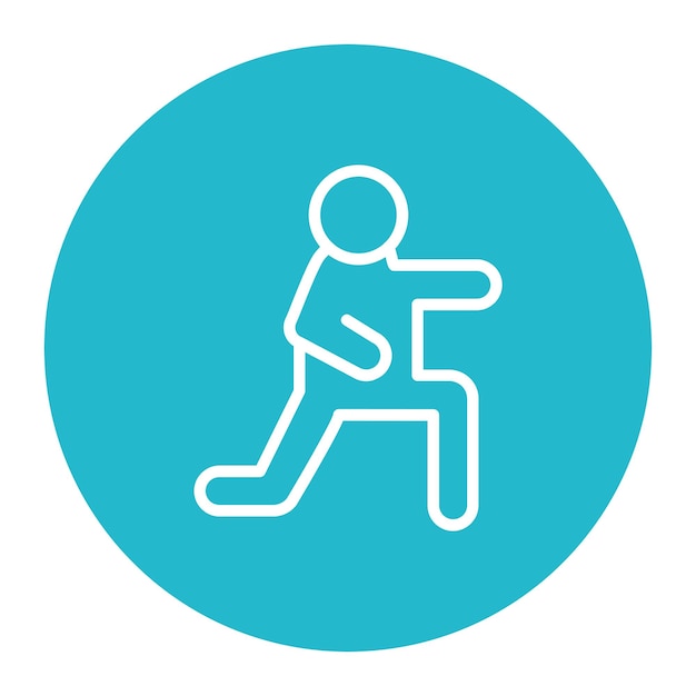Ilustración vectorial de Lunges