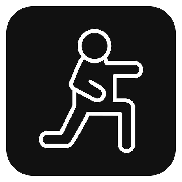 Ilustración vectorial de Lunges