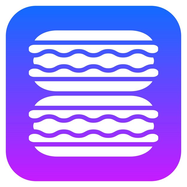 Ilustración vectorial de macarrones