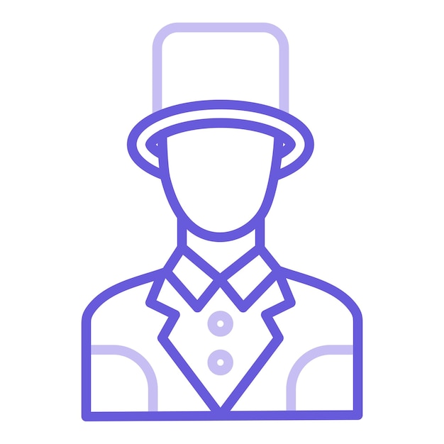 Ilustración vectorial del Maestro de Ceremonias